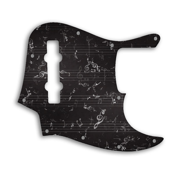 Fender Jazz Bass Mexican 5 String Custom Pickguard Scratchplate Music Design