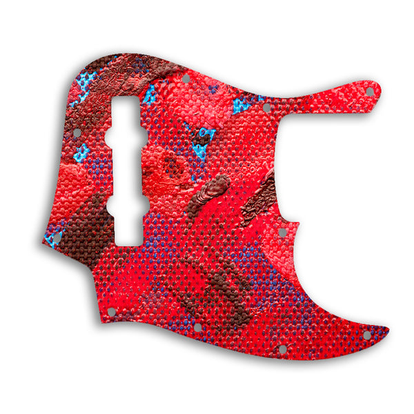 Fender Jazz Bass Mexican 5 String Custom Pickguard Scratchplate Paint Design