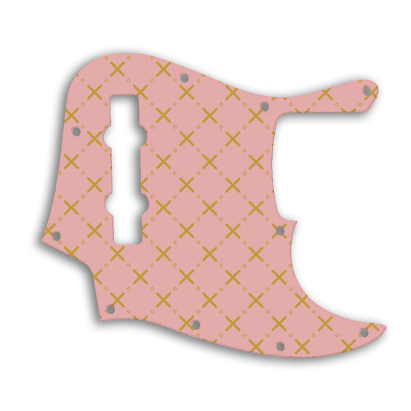 Fender Jazz Bass Mexican 5 String Custom Pickguard Scratchplate Pattern Design