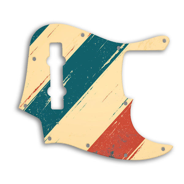 Fender Jazz Bass Mexican 5 String Custom Pickguard Scratchplate RETRO Design