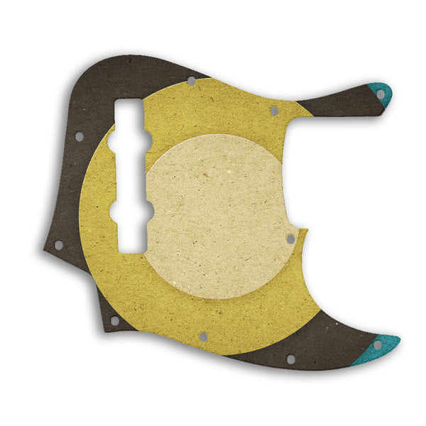 Fender Jazz Bass Mexican 5 String Custom Pickguard Scratchplate RETRO Design