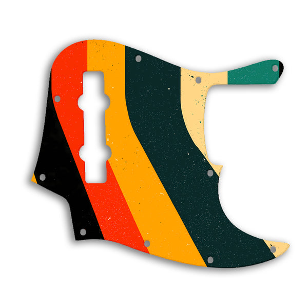 Fender Jazz Bass Mexican 5 String Custom Pickguard Scratchplate RETRO Design