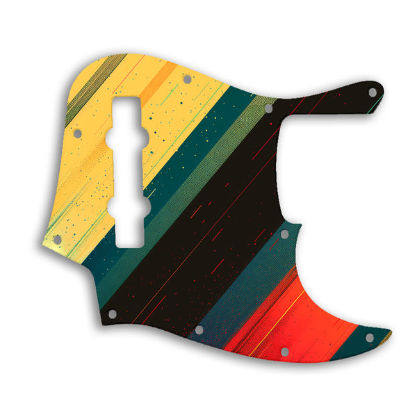 Fender Jazz Bass Mexican 5 String Custom Pickguard Scratchplate RETRO Design