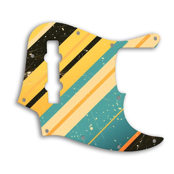 Fender Jazz Bass Mexican 5 String Custom Pickguard Scratchplate RETRO Design