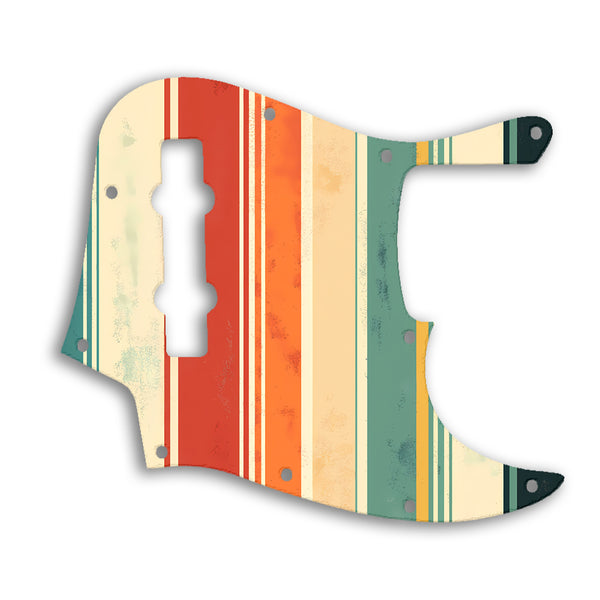 Fender Jazz Bass Mexican 5 String Custom Pickguard Scratchplate RETRO Design