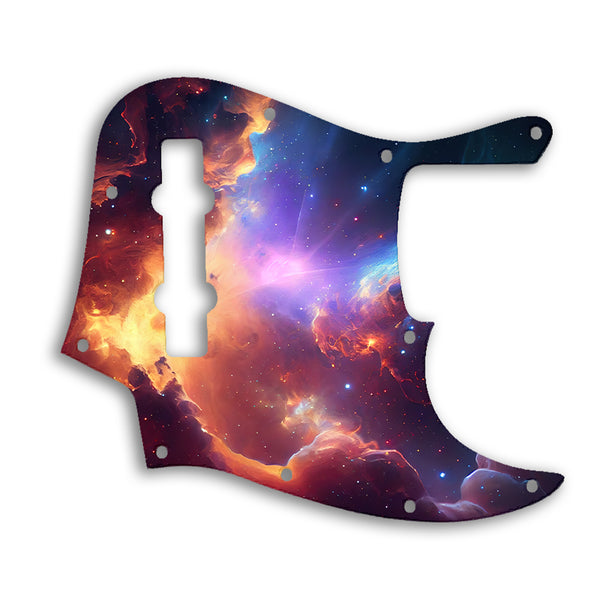 Fender Jazz Bass Mexican 5 String Custom Pickguard Scratchplate Space Design