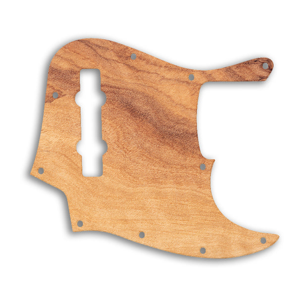 Fender Jazz Bass Mexican 5 String Custom Pickguard Scratchplate Wood Design