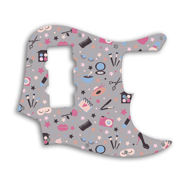 Fender Jazz Bass Modern Player 4 String Custom Pickguard Scratchplate GIRLY Design