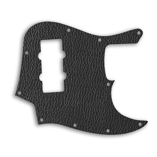 Fender Jazz Bass Modern Player 4 String Custom Pickguard Scratchplate Leather Design