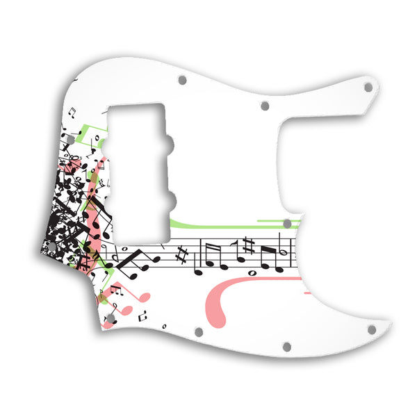 Fender Jazz Bass Modern Player 4 String Custom Pickguard Scratchplate Music Design