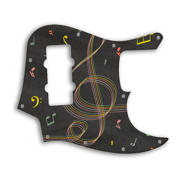 Fender Jazz Bass Modern Player 4 String Custom Pickguard Scratchplate Music Design