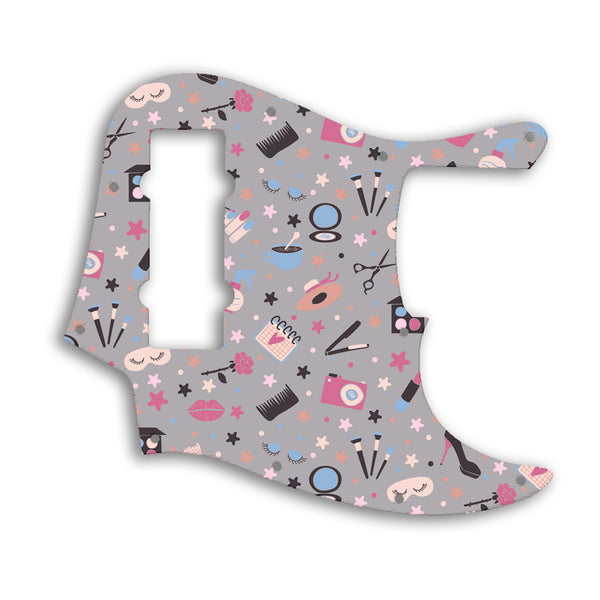 Fender Jazz Bass Modern Player 5 String Custom Pickguard Scratchplate GIRLY Design