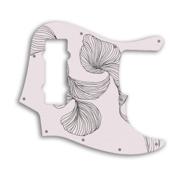 Fender Jazz Bass Modern Player 5 String Custom Pickguard Scratchplate Line Design