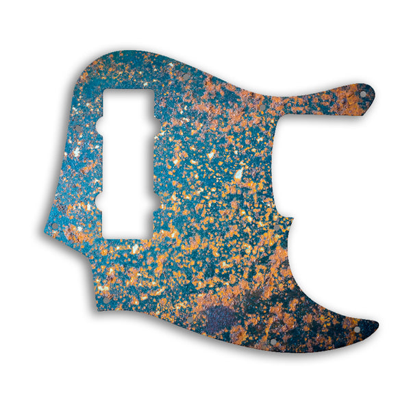 Fender Jazz Bass Modern Player 5 String Custom Pickguard Scratchplate Rust Design