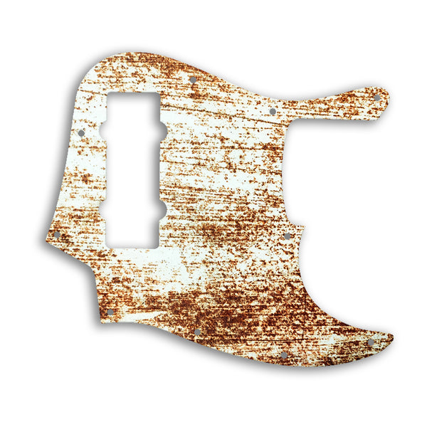 Fender Jazz Bass Modern Player 5 String Custom Pickguard Scratchplate Rust Design