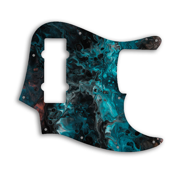 Fender Jazz Bass Modern Player 5 String Custom Pickguard Scratchplate SWIRL Design