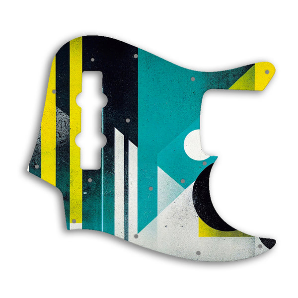 Fender Jazz Bass USA Vintage 1960'S Style Custom Pickguard Scratchplate ABSTRACT Design