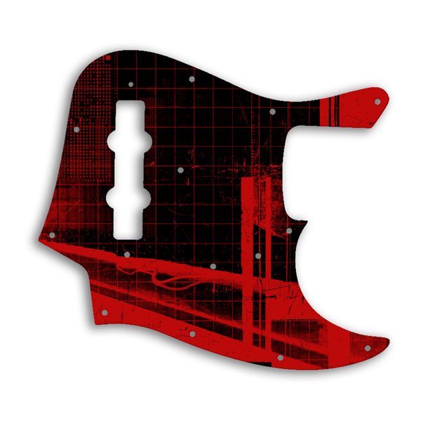 Fender Jazz Bass USA Vintage 1960'S Style Custom Pickguard Scratchplate ABSTRACT Design