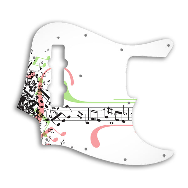 Fender Jazz Bass USA Vintage 1960'S Style Custom Pickguard Scratchplate Music Design