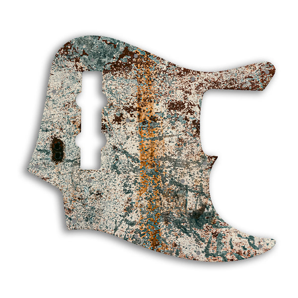 Fender Jazz Bass USA Vintage 1960'S Style Custom Pickguard Scratchplate Rust Design