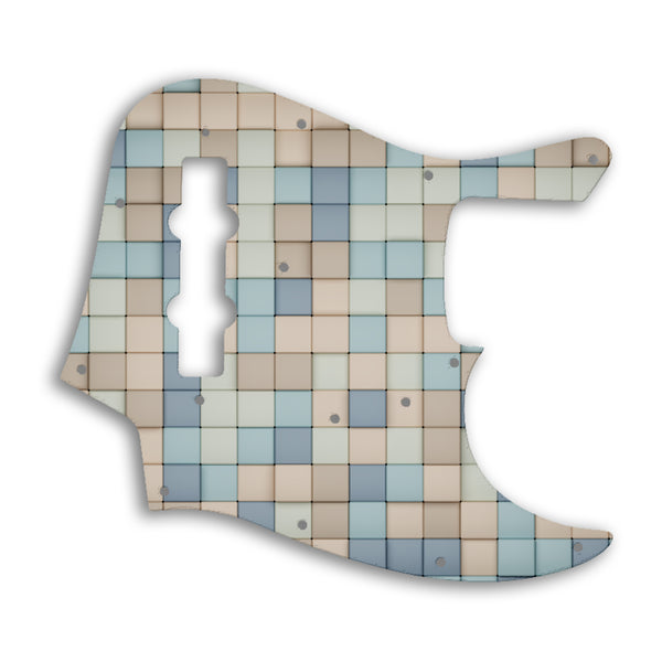 Fender Jazz Bass USA Vintage 1960'S Style Custom Pickguard Scratchplate TILES Design