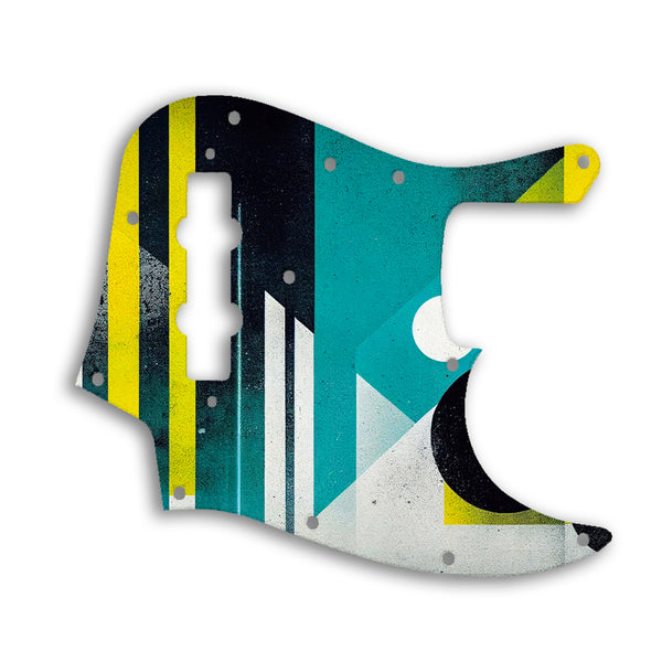 Fender Jazz Bass USA Vintage 1970'S Style Custom Pickguard Scratchplate ABSTRACT Design