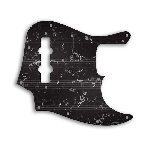 Fender Jazz Bass USA Vintage 1970'S Style Custom Pickguard Scratchplate Music Design