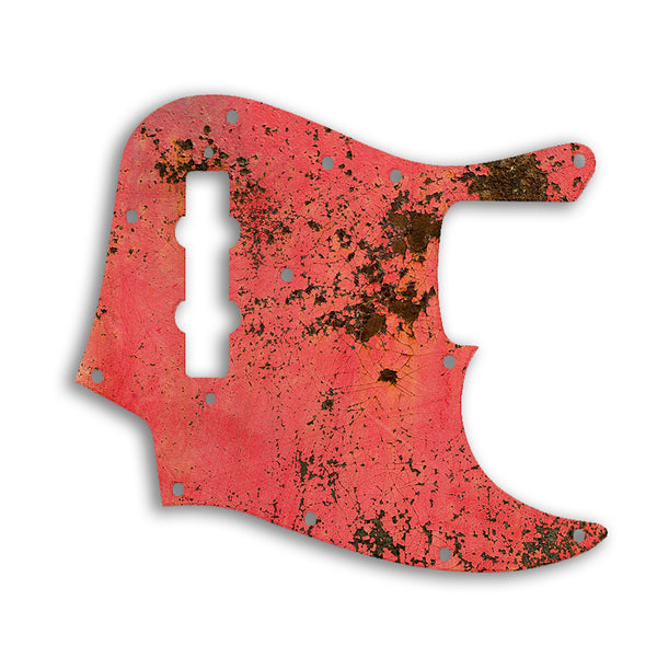 Fender Jazz Bass USA Vintage 1970'S Style Custom Pickguard Scratchplate Rust Design