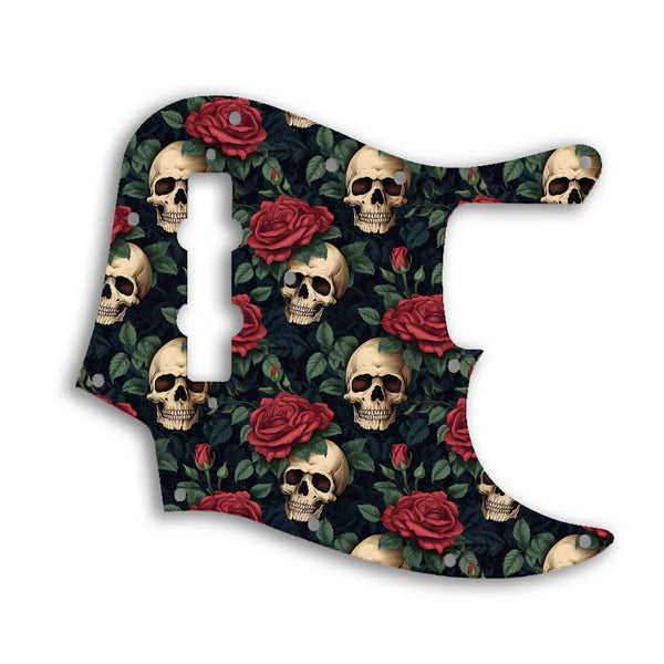 Fender Jazz Bass USA Vintage 1970'S Style Custom Pickguard Scratchplate SKULL Design