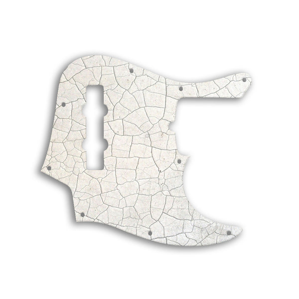 Fender Jazz Bass American Deluxe 4 String (21 Fret) Custom Pickguard Scratchplate CRACKED Design