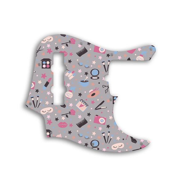 Fender Jazz Bass American Deluxe 4 String (21 Fret) Custom Pickguard Scratchplate GIRLY Design