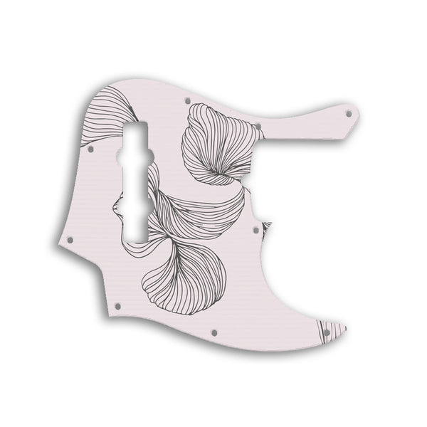 Fender Jazz Bass American Deluxe 4 String (21 Fret) Custom Pickguard Scratchplate Line Design