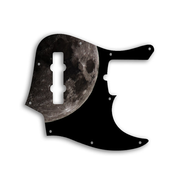 Fender Jazz Bass American Deluxe 4 String (21 Fret) Custom Pickguard Scratchplate MOON Design