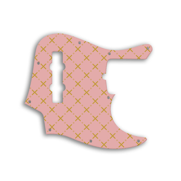 Fender Jazz Bass American Deluxe 4 String (21 Fret) Custom Pickguard Scratchplate Pattern Design