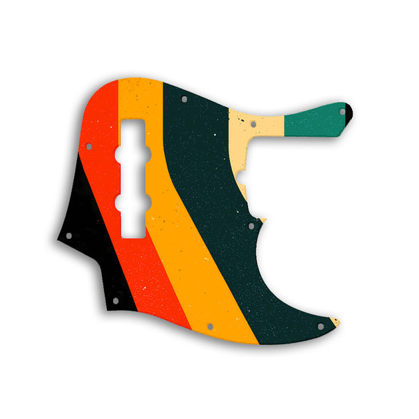 Fender Jazz Bass American Deluxe 4 String (21 Fret) Custom Pickguard Scratchplate RETRO Design