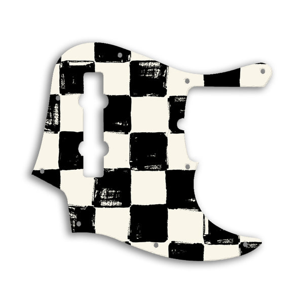 Fender Jazz Bass American Deluxe 5 String (21 Fret) Custom Pickguard Scratchplate CHESS Design