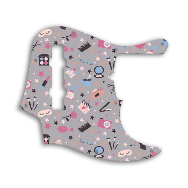 Fender Jazz Bass American Deluxe 5 String (21 Fret) Custom Pickguard Scratchplate GIRLY Design