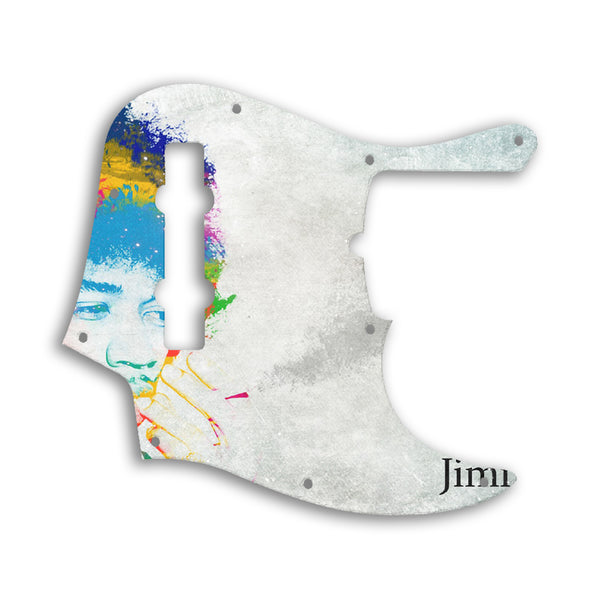 Fender Jazz Bass American Deluxe 5 String (21 Fret) Custom Pickguard Scratchplate Jimi Design