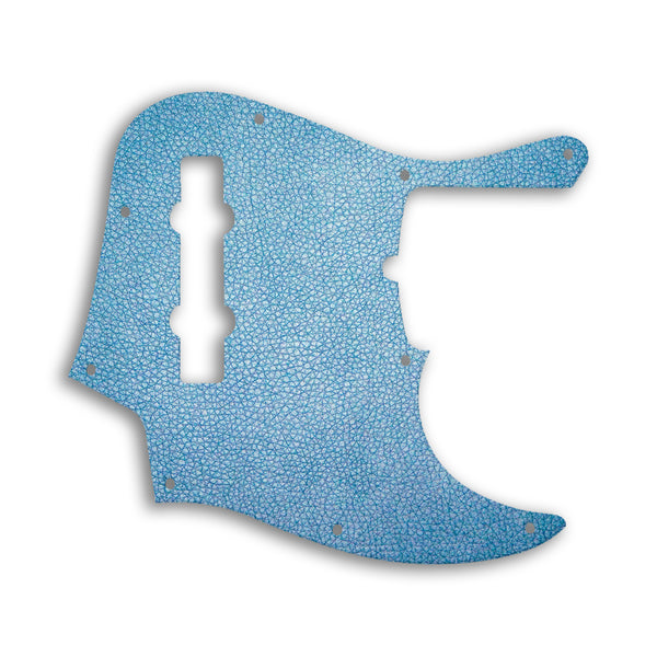 Fender Jazz Bass American Deluxe 5 String (21 Fret) Custom Pickguard Scratchplate LEATHER Design