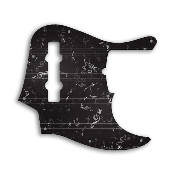 Fender Jazz Bass American Deluxe 5 String (21 Fret) Custom Pickguard Scratchplate Music Design