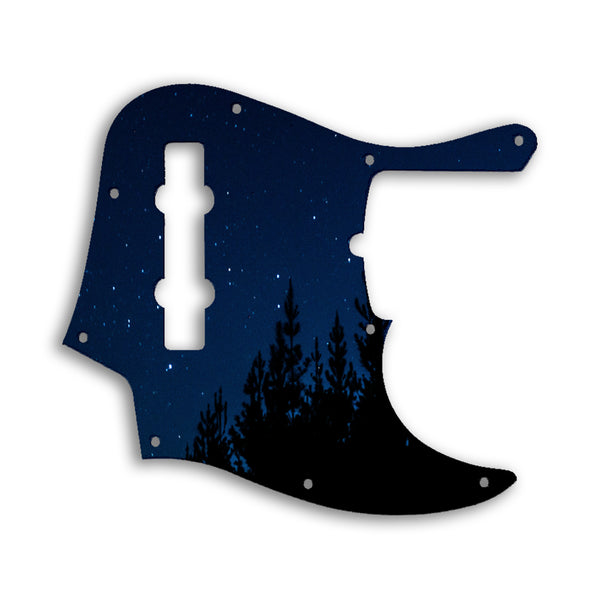 Fender Jazz Bass American Deluxe 5 String (21 Fret) Custom Pickguard Scratchplate NIGHT Design