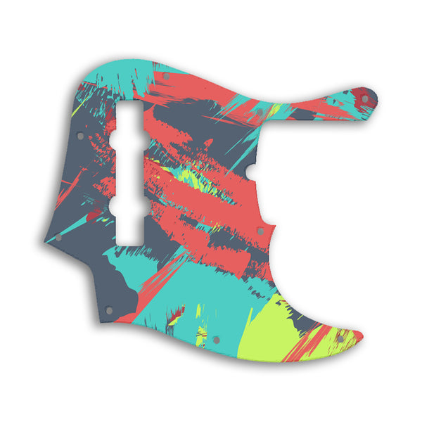 Fender Jazz Bass American Deluxe 5 String (21 Fret) Custom Pickguard Scratchplate PAINT Design