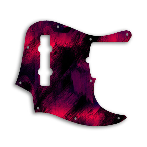 Fender Jazz Bass American Deluxe 5 String (21 Fret) Custom Pickguard Scratchplate PAINT Design