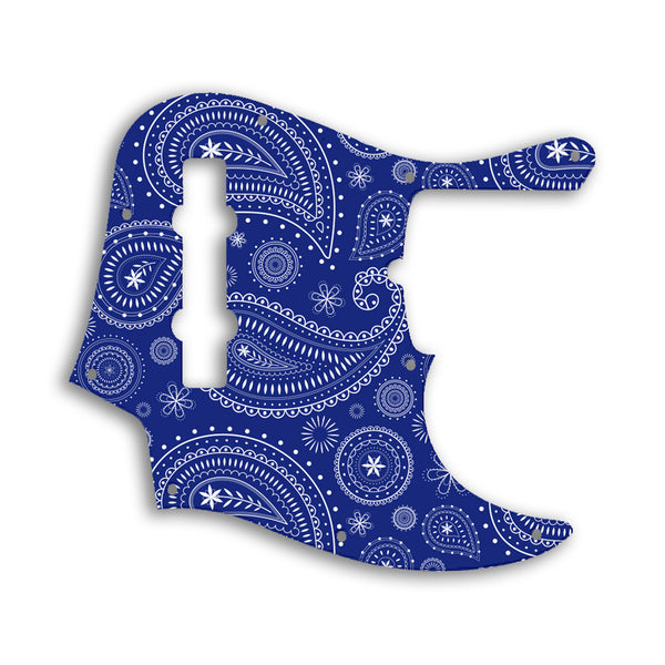 Fender Jazz Bass American Deluxe 5 String (21 Fret) Custom Pickguard Scratchplate Paisley Design