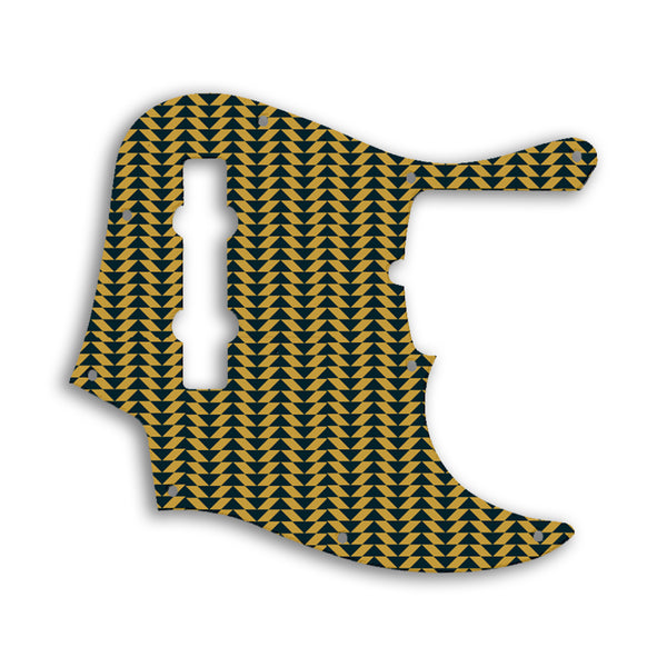 Fender Jazz Bass American Deluxe 5 String (21 Fret) Custom Pickguard Scratchplate Pattern Design