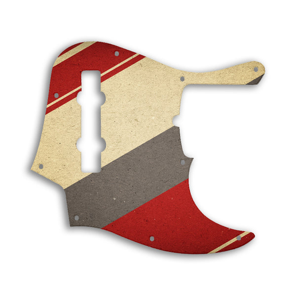 Fender Jazz Bass American Deluxe 5 String (21 Fret) Custom Pickguard Scratchplate RETRO Design