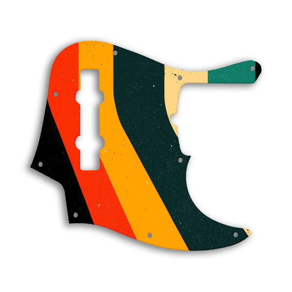 Fender Jazz Bass American Deluxe 5 String (21 Fret) Custom Pickguard Scratchplate RETRO Design