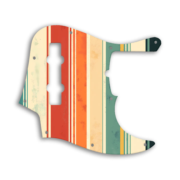 Fender Jazz Bass American Deluxe 5 String (21 Fret) Custom Pickguard Scratchplate RETRO Design