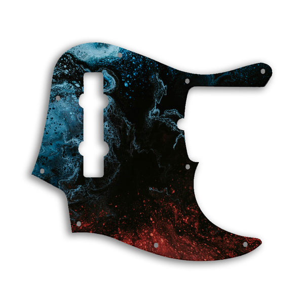 Fender Jazz Bass American Deluxe 5 String (21 Fret) Custom Pickguard Scratchplate SWIRL Design