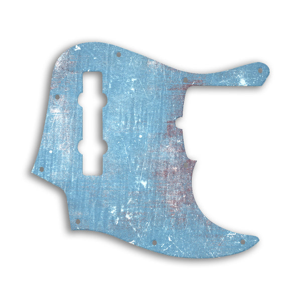 Fender Jazz Bass American Deluxe 5 String (21 Fret) Custom Pickguard Scratchplate WALL Design